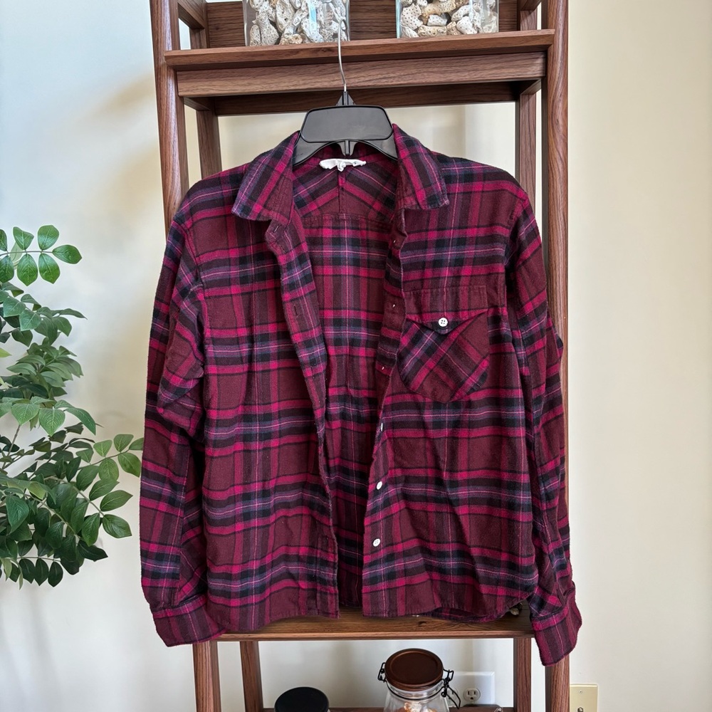 Rag & Bone Red Button Down Shirt